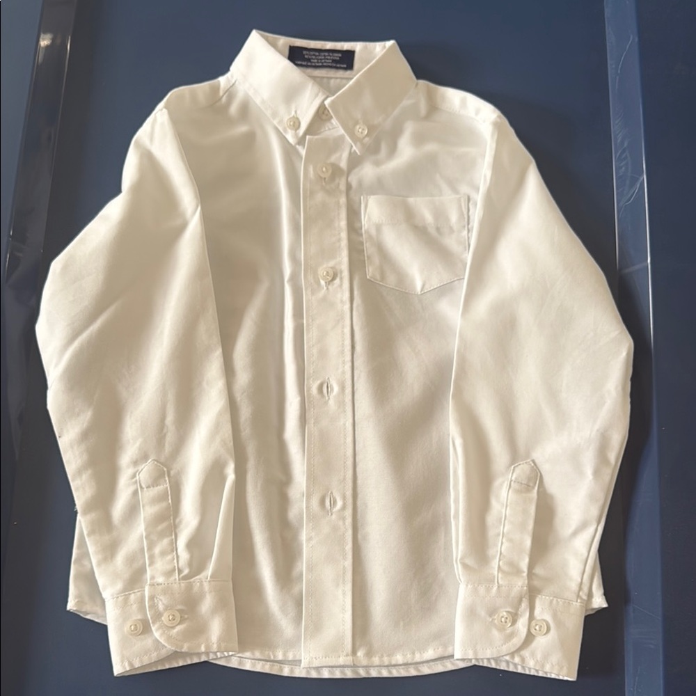 Boys white dress shirt